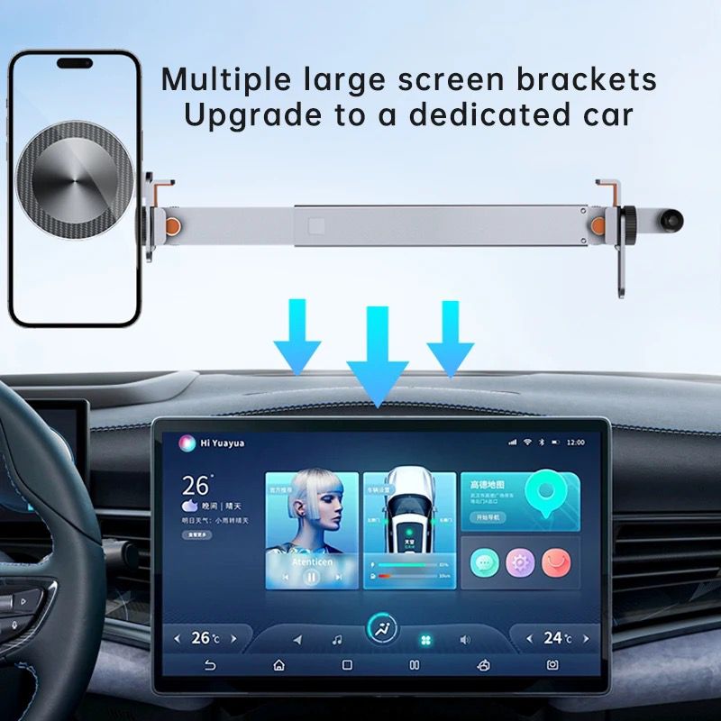 Adjustable Screen Mount with Magnetic Mobile Holder