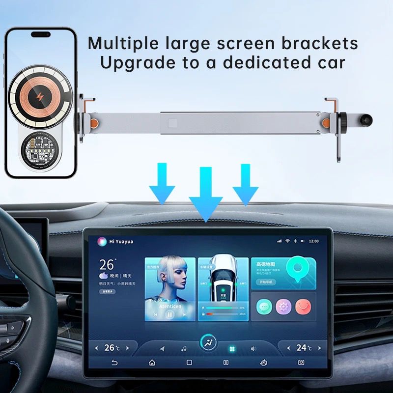 Adjustable Screen Mount with Magnetic Mobile Holder