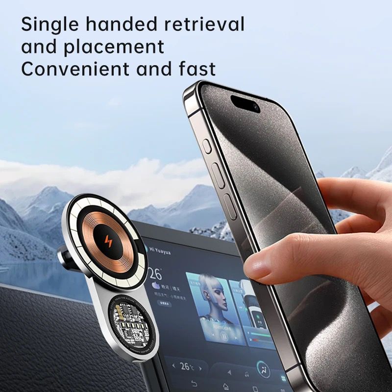 Adjustable Screen Mount with Magnetic Mobile Holder