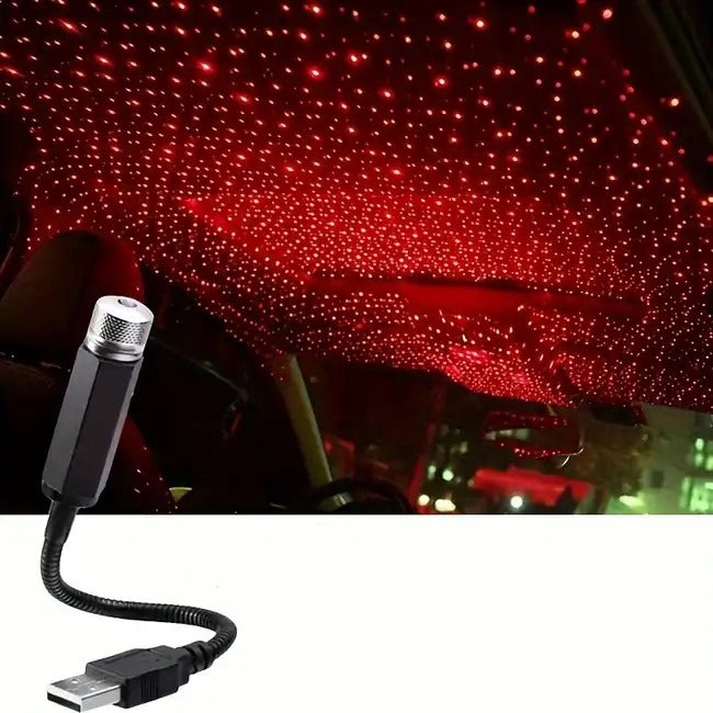 Car USB Star Projector Night Light