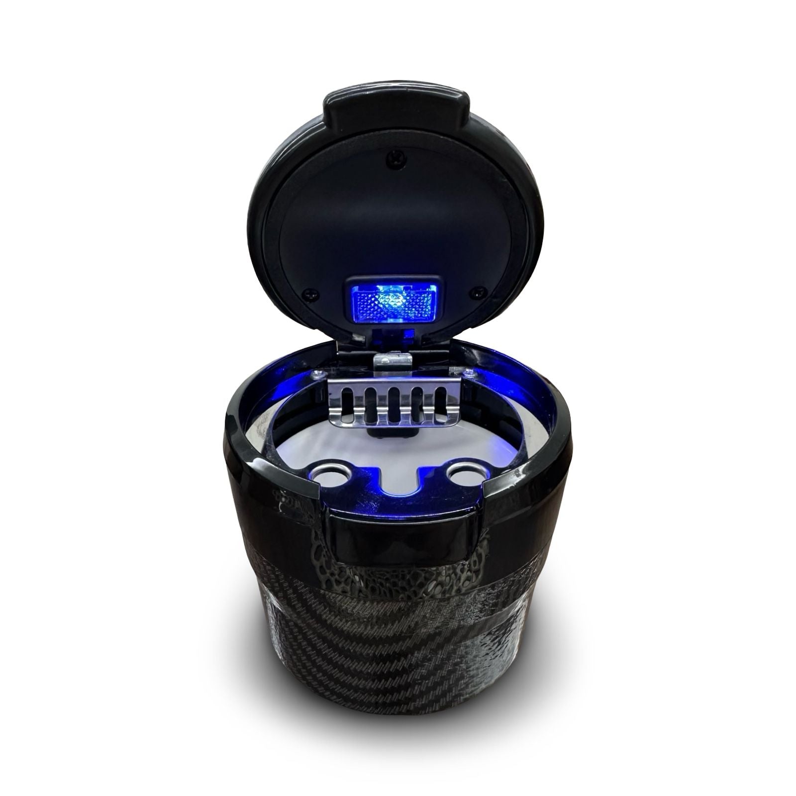 Mini Ashtray Carbon Fiber with LED Light