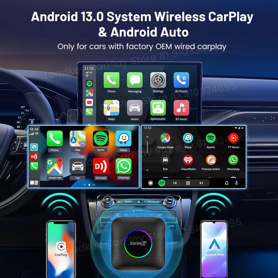 Carlinkit CarPlay Android 13 AI Smart Box AMBIENT 660 USB Port