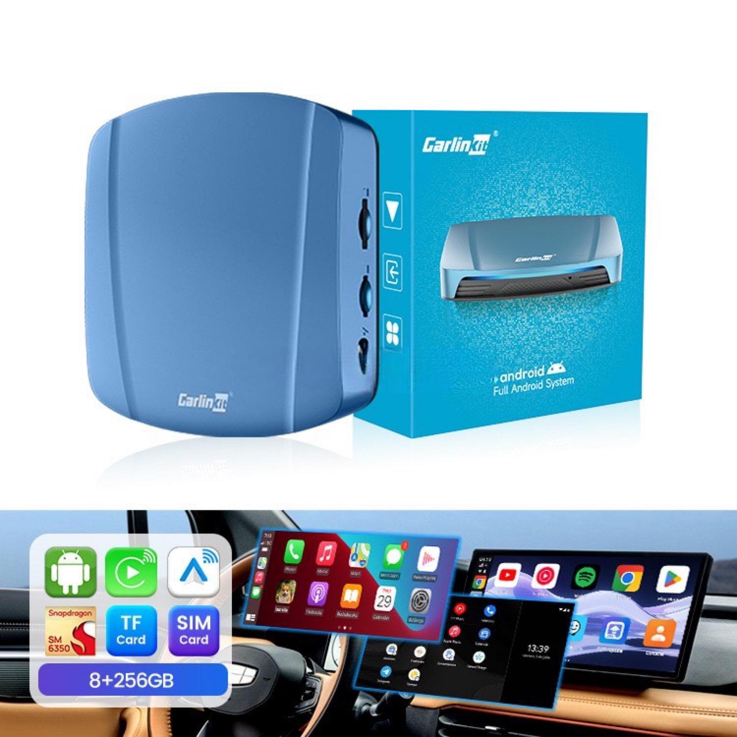 Carlinkit 6350 UHD Ultra 5G CarPlay Android 15 AI TBOX USB Port HDMI 8GB+256GB
