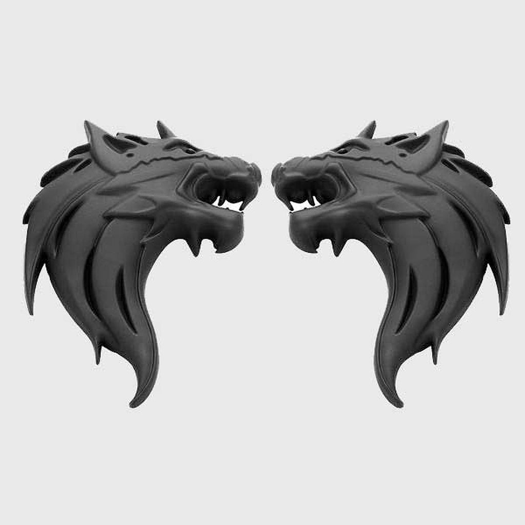 Wolf 3D Car Badge Sticker (Set of 2)-ملصق شارة سيارة وولف ثلاثي الأبعاد (مجموعة من قطعتين)-Auto-Emporio-Kuwait.0