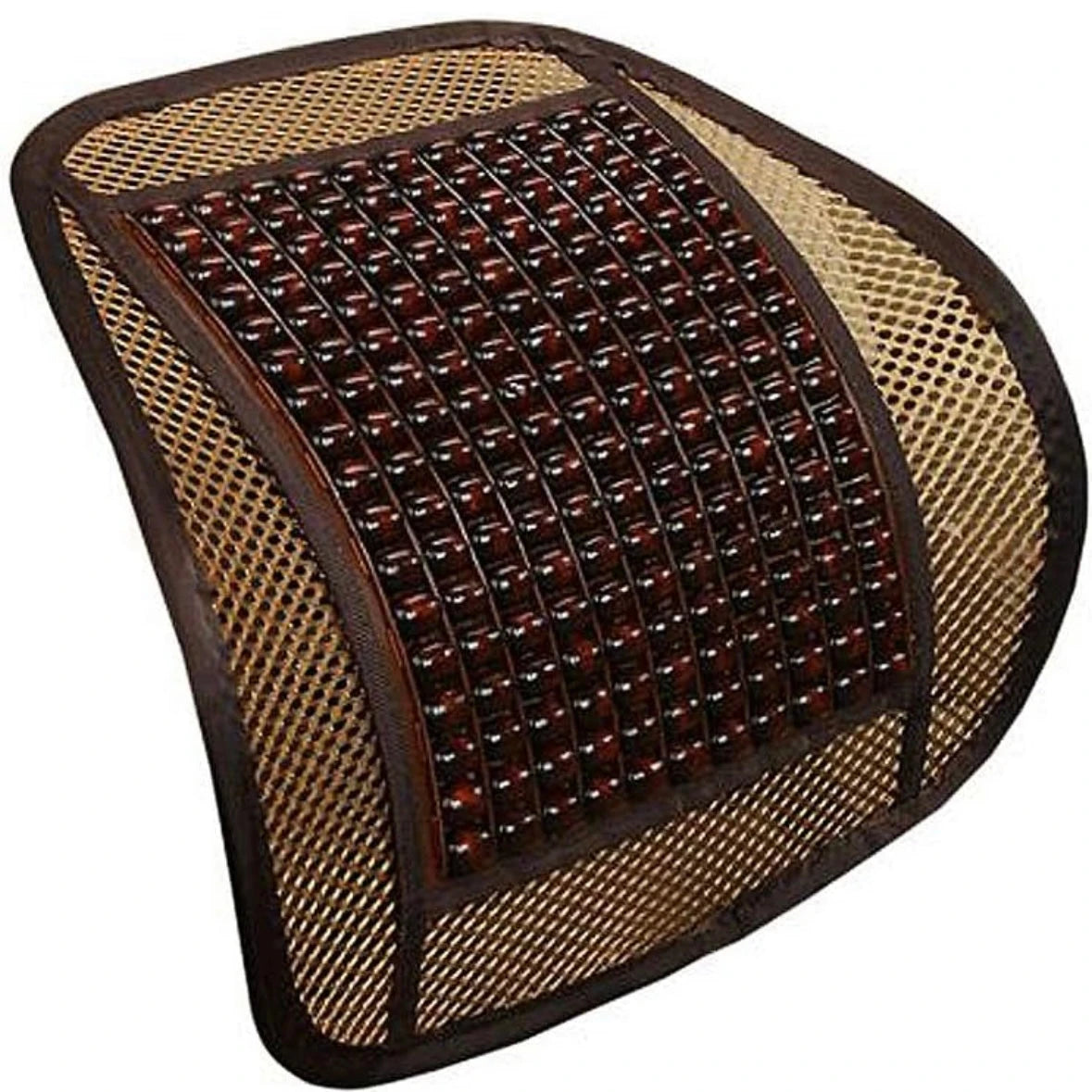 Wooden Beaded Back Support-دعم خلفي مطرز بالخشب-Auto-Emporio-Kuwait.0