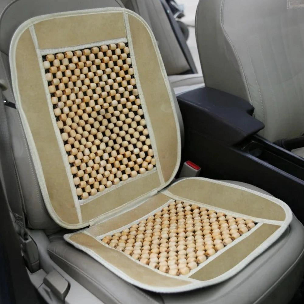 Wooden Beaded Cushion (2 pcs)-وسادة خشبية مطرزة (2 قطعة)-Auto-Emporio-Kuwait.0