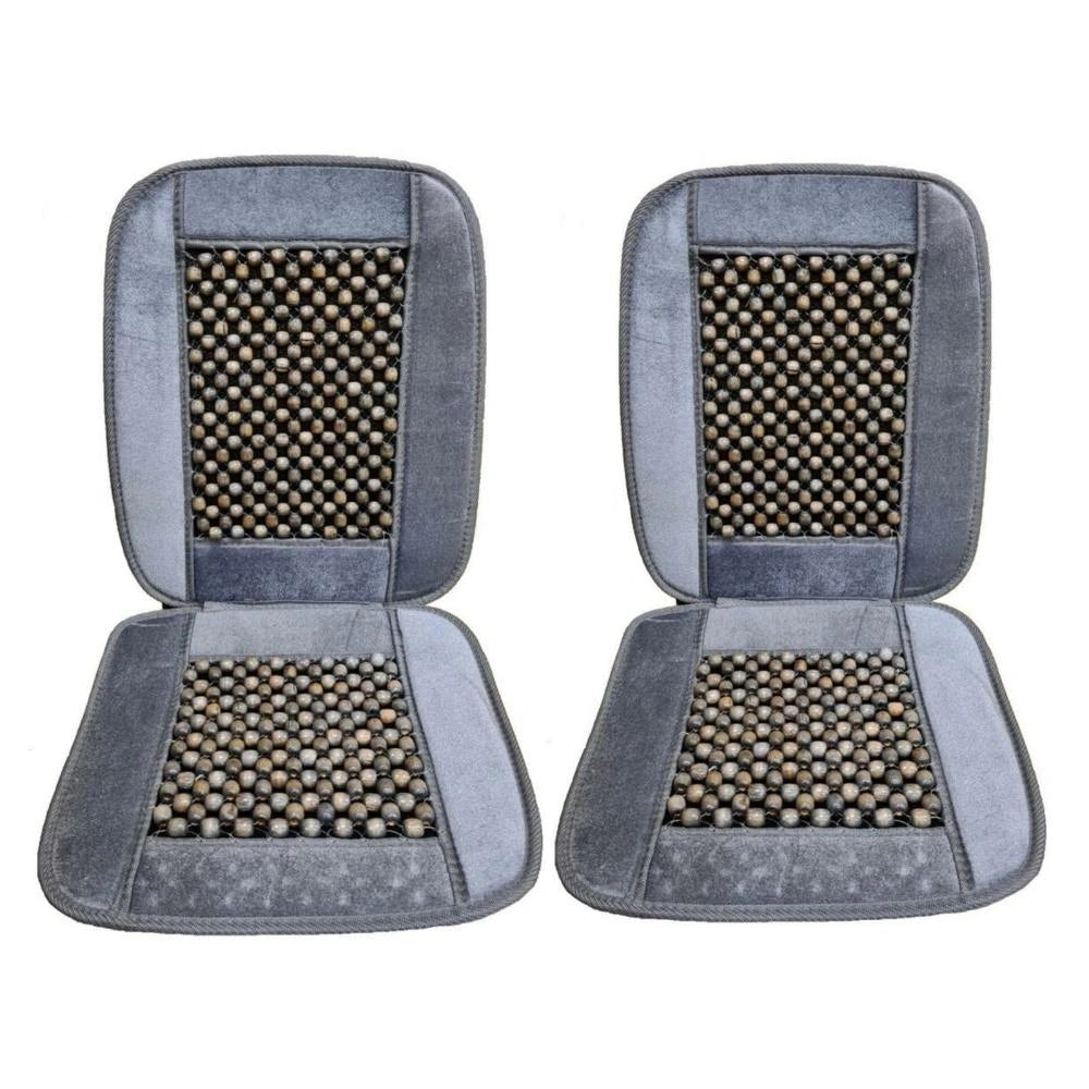 Wooden Beaded Cushion (2 pcs)-وسادة خشبية مطرزة (2 قطعة)-Auto-Emporio-Kuwait.0