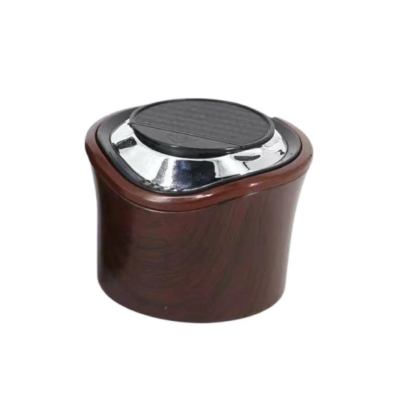 Wooden Mini Ashtray for with AC Vent Clip-منفضة سجائر خشبية صغيرة مع مشبك تنفيس التيار المتردد-Auto-Emporio-Kuwait.0