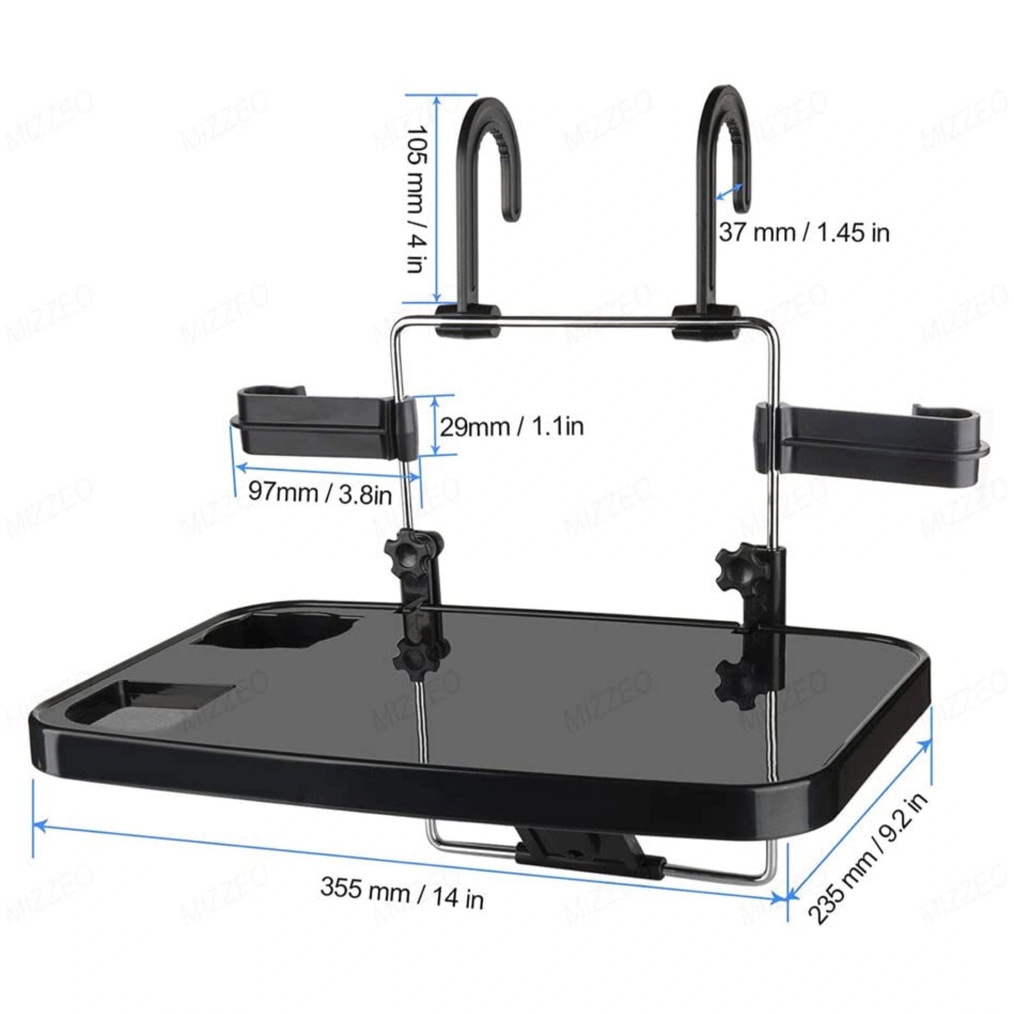 Foldable Food/Work Tray for Back Seat and Steering Wheel-صينية طعام/عمل قابلة للطي للمقعد الخلفي وعجلة القيادة-Auto-Emporio-Kuwait.0