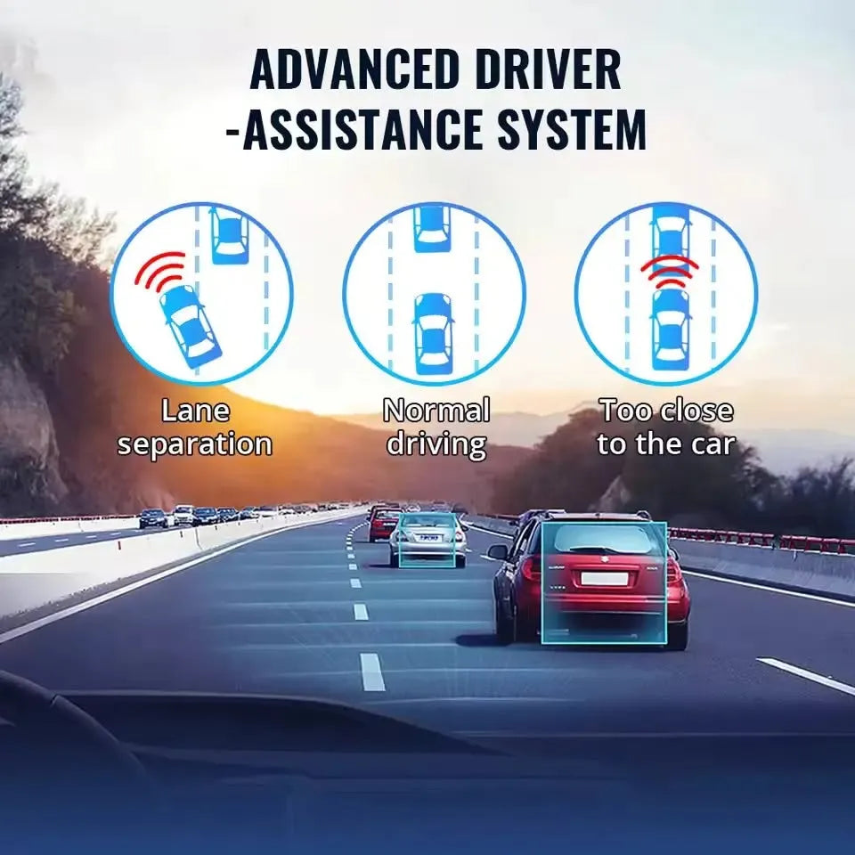 Jimi JC270 4G AI Dual Dash Cam with GPS, Live Video, ADAS & Driver Monitoring 2