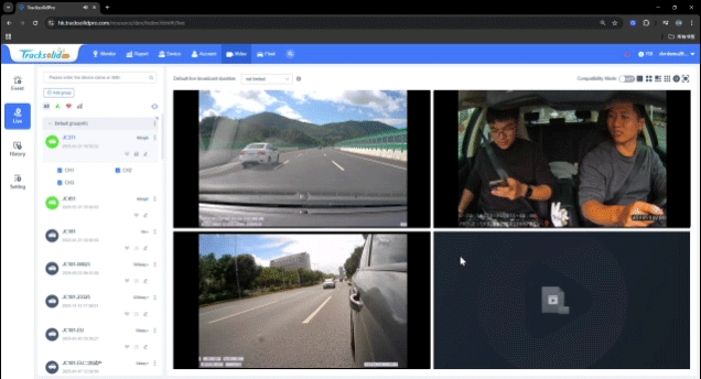 JIMIIOT JC371 4G 3CH AI Dash Cam Live Video (10Year Subscription Free)