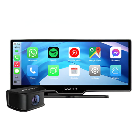 DDPAI M5S Car Stereo Dash Cam with CarPlay Screen