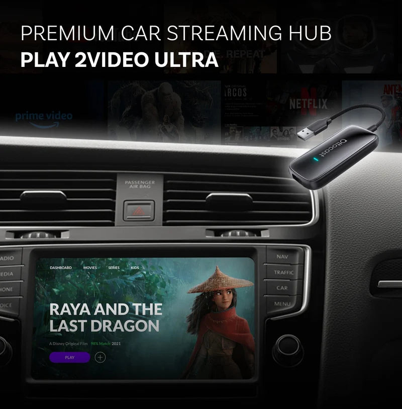 Play2Video Ultra Wireless CarPlay/Android Auto All-in-1 Adapter 11