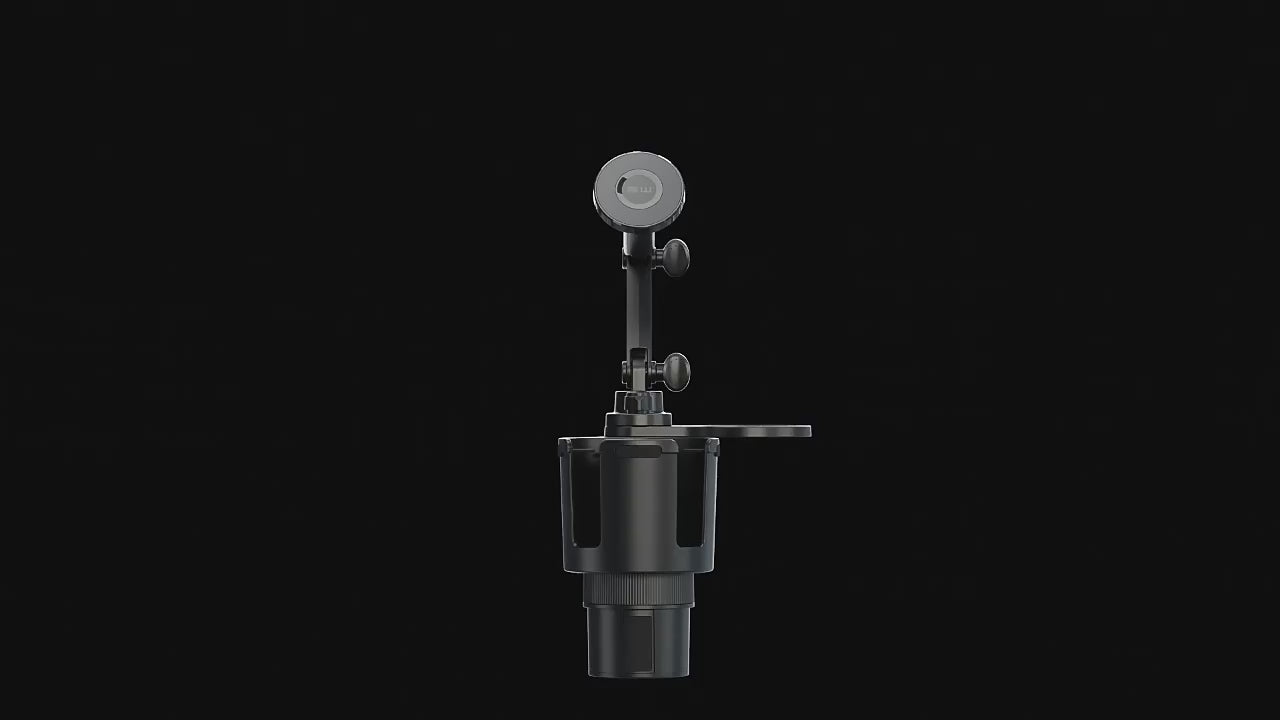 2-in-1 Car Cup Holder with Adjustable Magsafe Mobile Holder