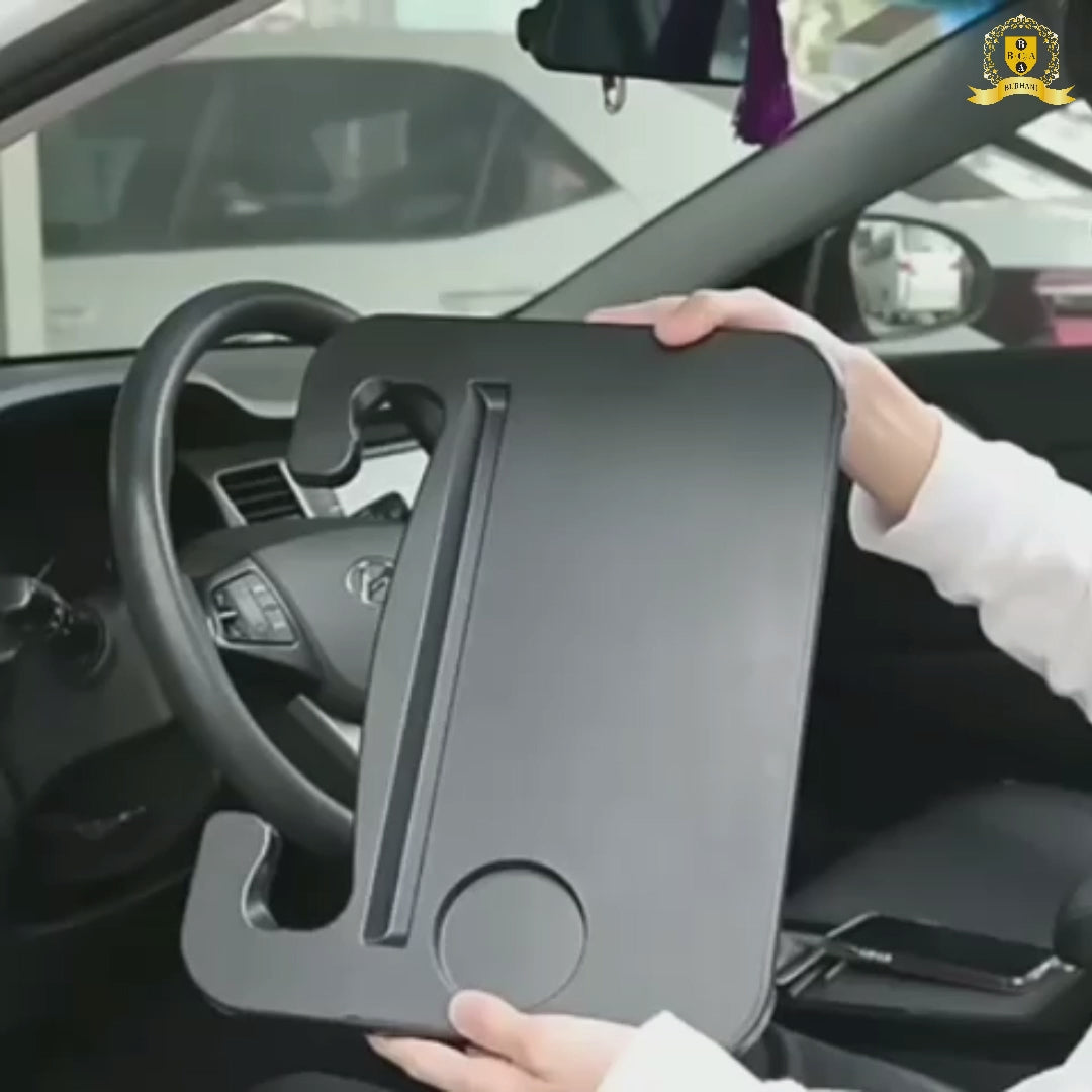 Dual Food Tray with Gap Filler and Cup Holder