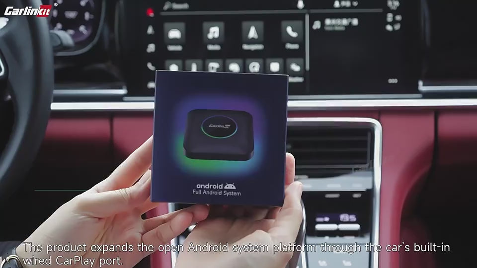 صندوق CARLINKIT 6225 CarPlay Android 13 AI الذكي بسعة 8 جيجابايت + 128 جيجابايت