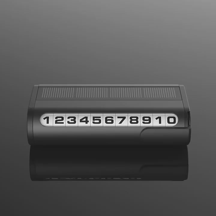 Solar LED Light Temporary Parking Card 4