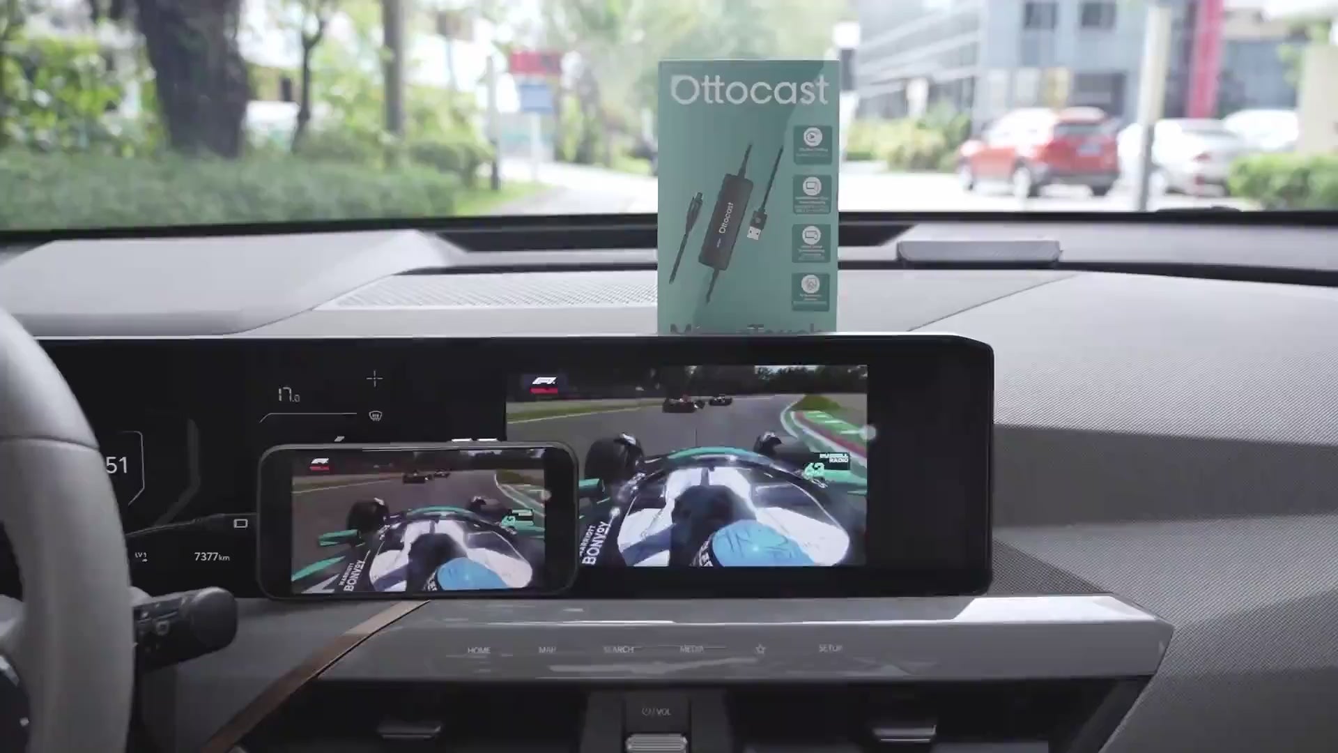 OTTOCAST Mirror Touch Wireless CarPlay Adapter