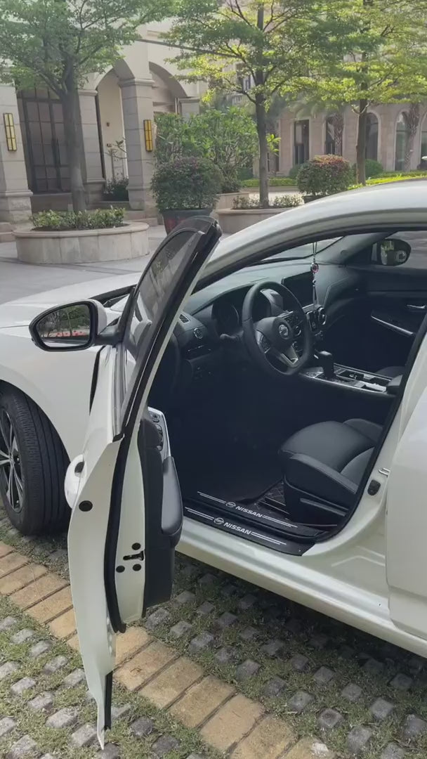 10 قطع من ملصقات السيليكون لامتصاص الصدمات لباب السيارة 