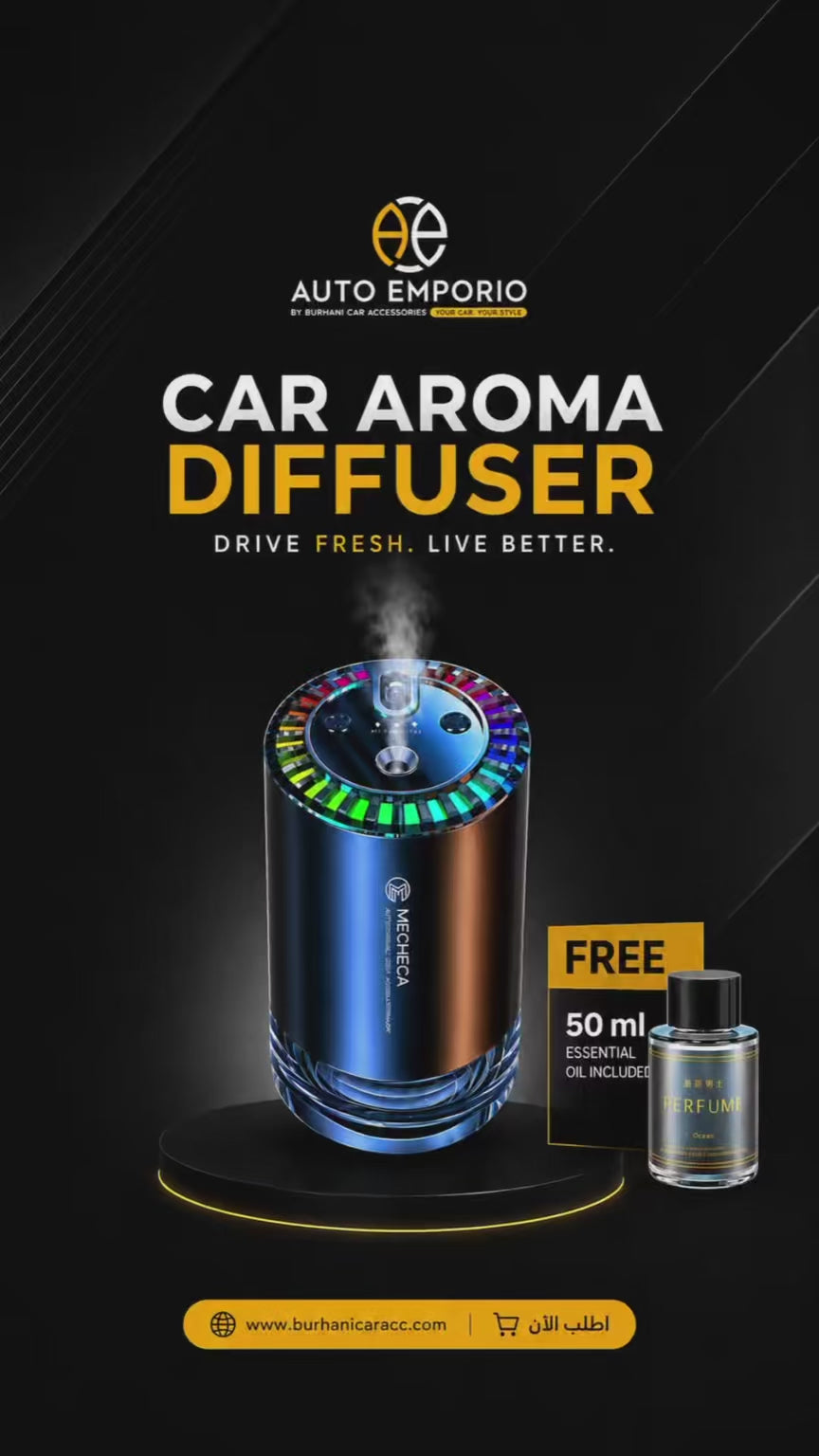 Smart Aroma Diffuser with LED Light + FREE Essential Oil (50 ml) 2