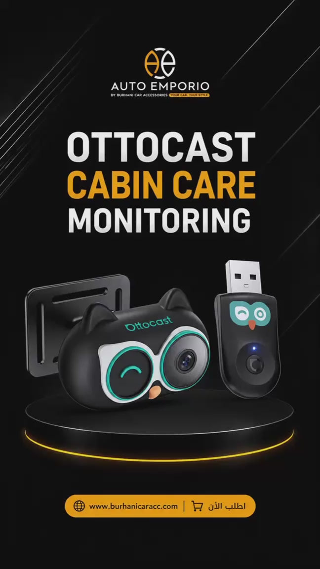 OTTOCAST Cabin Care Owl Monitoring Wireless CarPlay Adapter