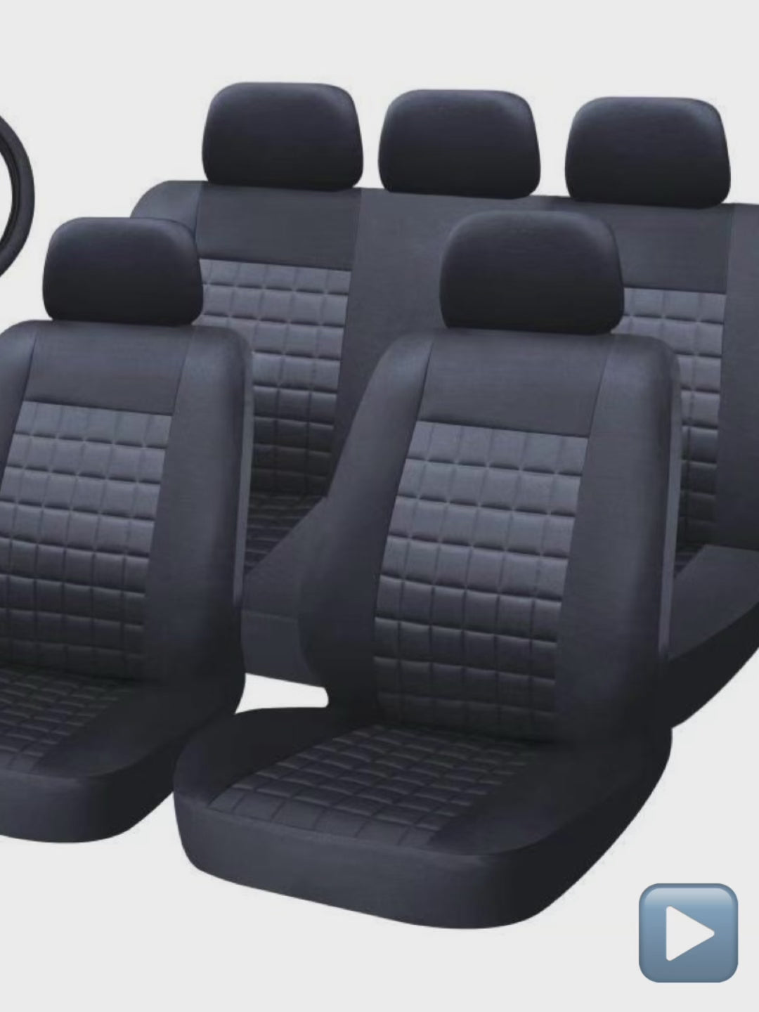 غطاء مقعد السيارة (مجموعة من 5 قطع) 25