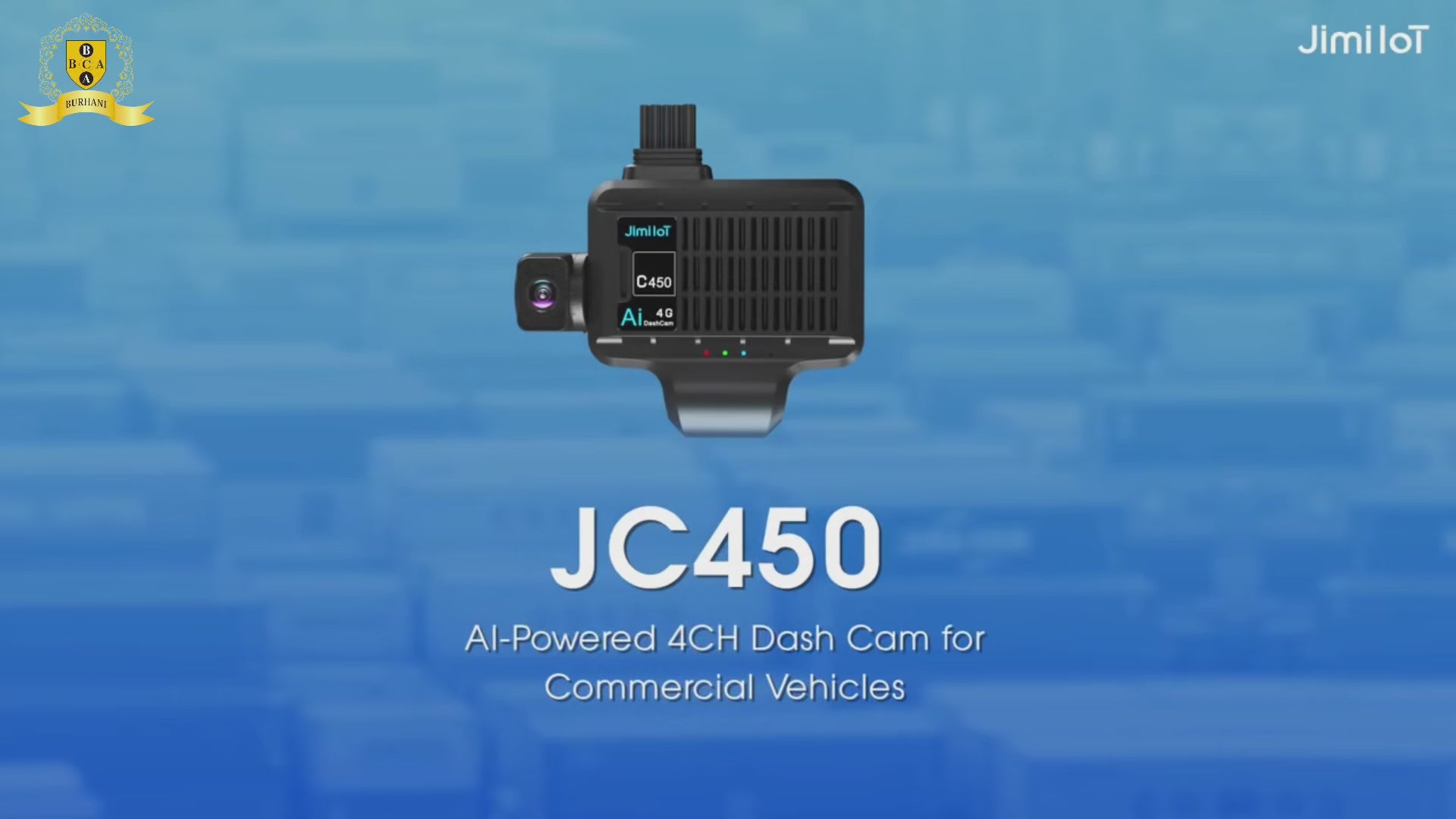 كاميرا JIMIIOT JC450 متعددة القنوات بتقنية الذكاء الاصطناعي (فيديو مباشر) (اشتراك مجاني لمدة 10 سنوات)