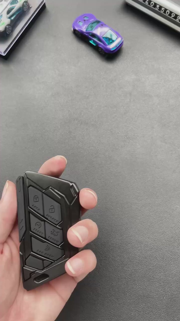 غطاء ريموت مفتاح كاديلاك من سبائك الزنك مع سلسلتي مفاتيح 25