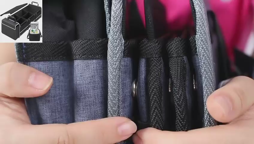 Expandable Trunk Organiser with Cooler Bag 15