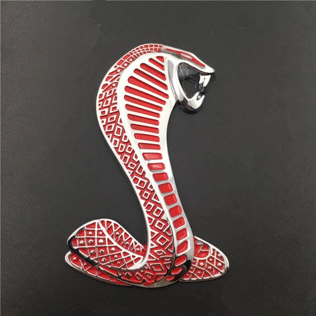 Cobra 3D Car Grille Badge/sticker-شارة/ملصق شبكة سيارة كوبرا ثلاثية الأبعاد-Auto-Emporio-Kuwait.0