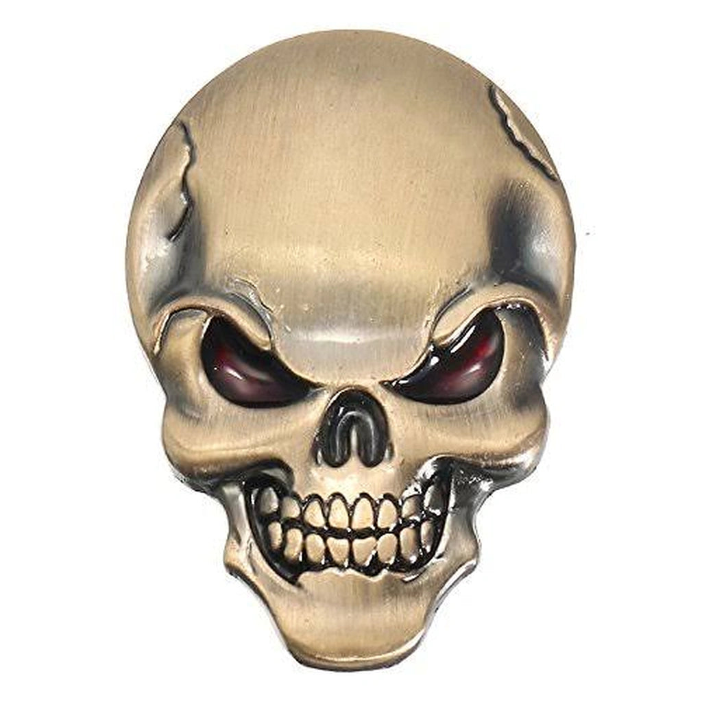 Big Evil Skull Car Grille Badge/sticker-شارة/ملصق شبكة السيارة على شكل جمجمة كبيرة شريرة-Auto-Emporio-Kuwait.0