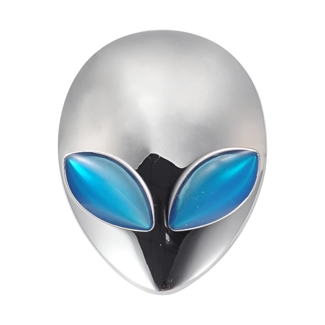 Alien 3D Car Grille Badge/sticker-شارة/ملصق شبكة السيارة الغريبة ثلاثية الأبعاد-Auto-Emporio-Kuwait.0