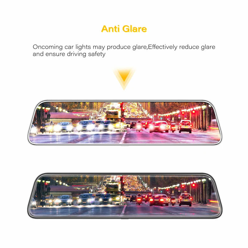 WOLFBOX 12inch Anti-Glare Film for G900 PRO/TRIPRO Mirror Dash Cam