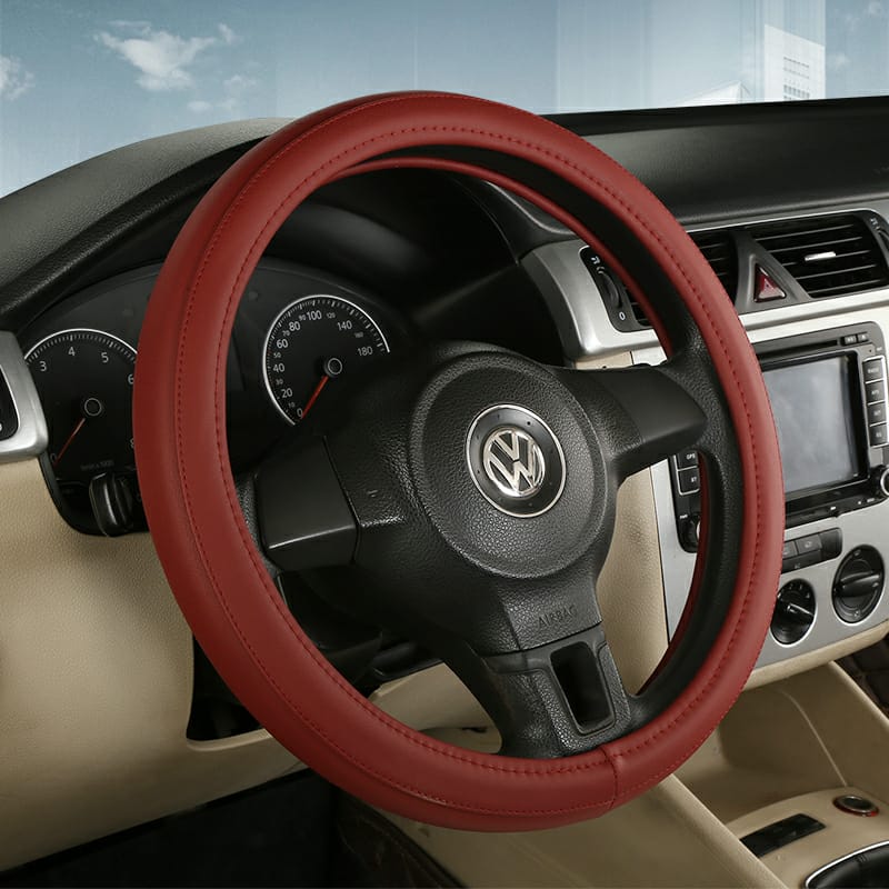 PU Leather Steering Wheel Covers L001 (Large)