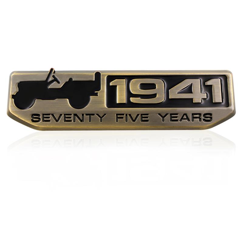 1941 75th Anniversary Badge Sticker