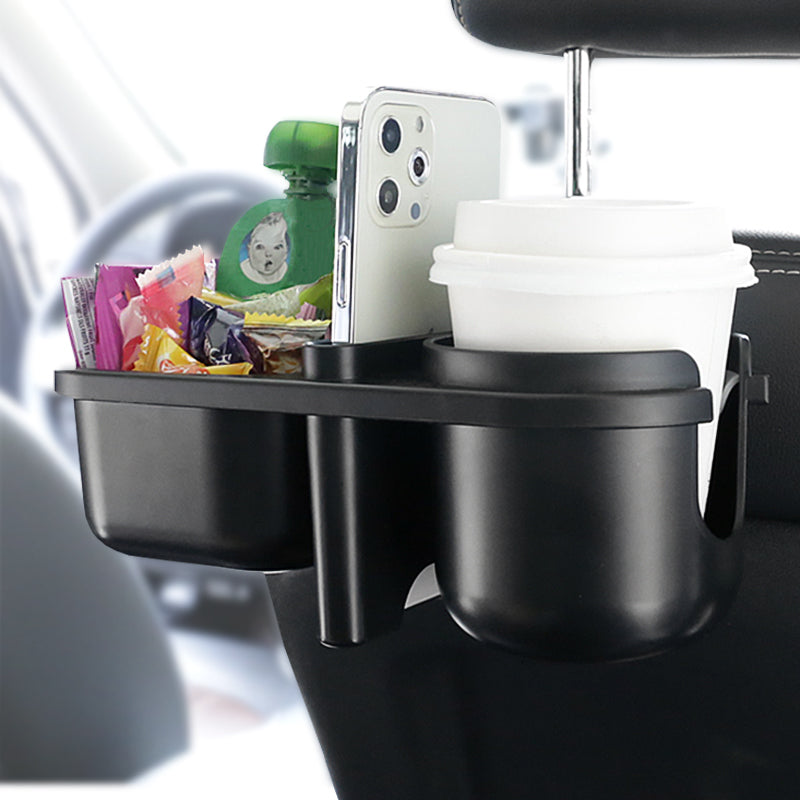 Car Headrest Backseat Organizer with Cup Holder