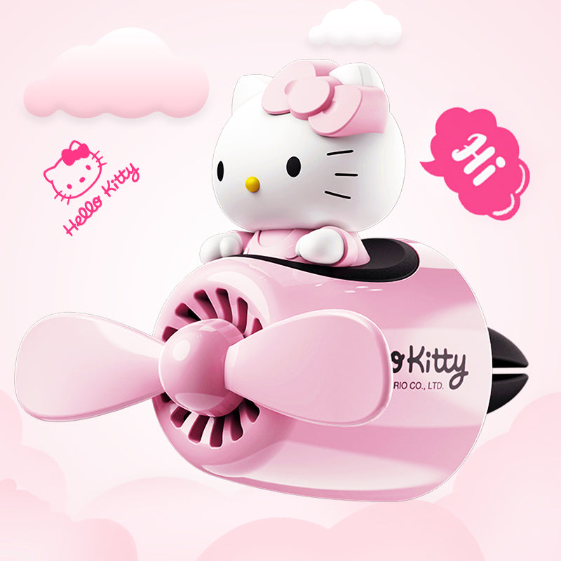 Hello Kitty Fan Air Freshener AC Vent Clip