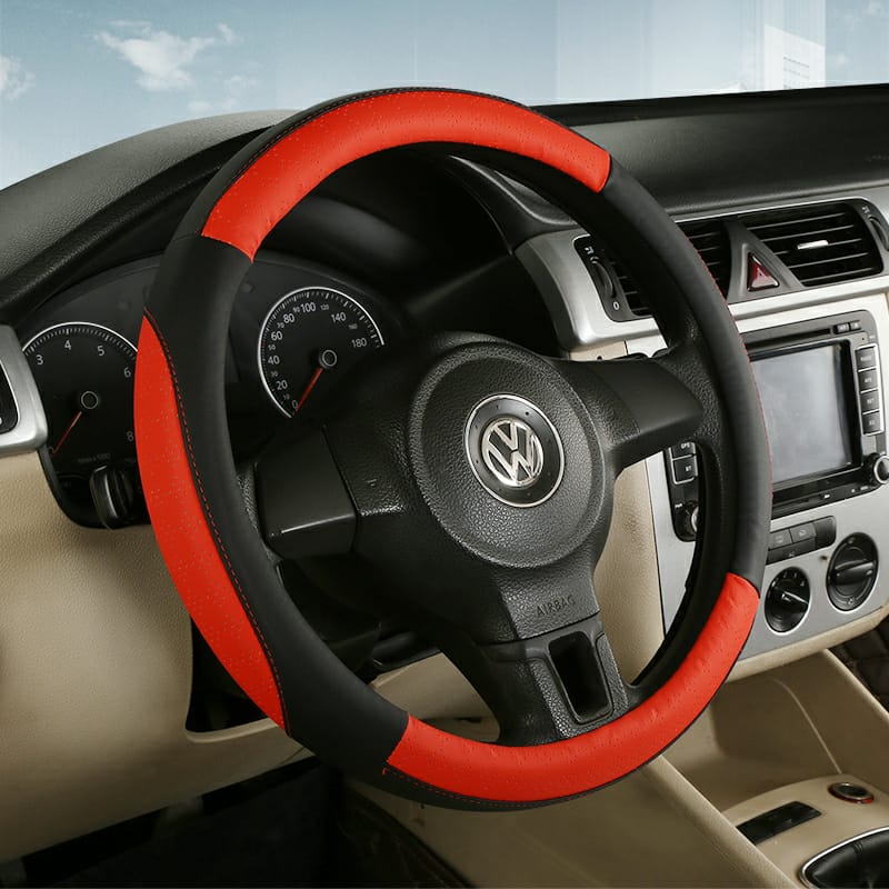 PU Leather Steering Wheel Covers M004 (Medium)