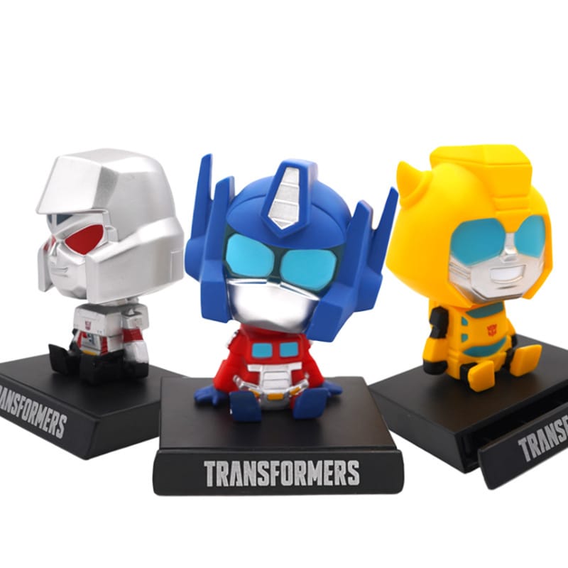 Transformers Bots Shaking Head Dolls