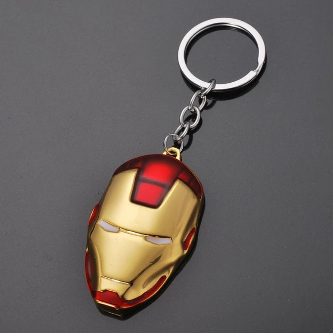 Iron Man Head Keychain