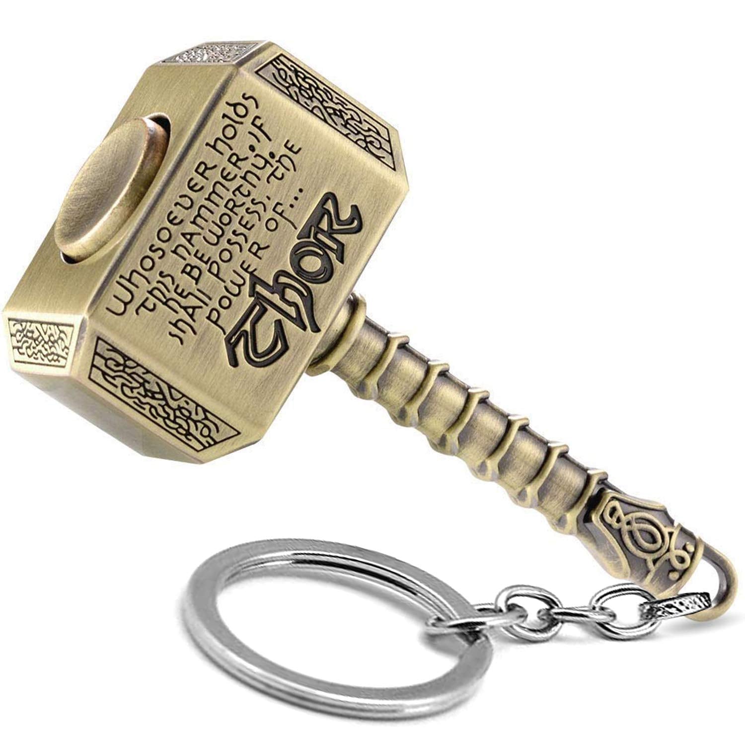Thor Hammer Fidget Keychain