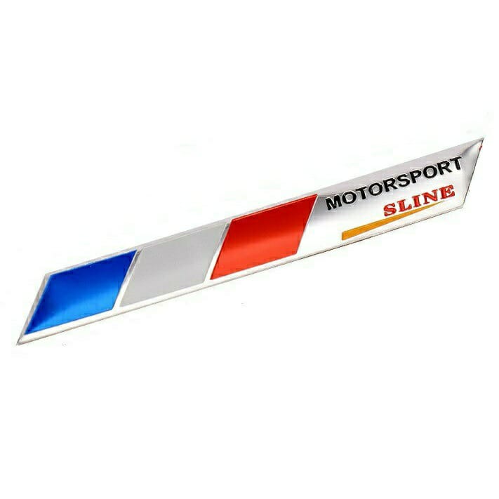 Motorsport Sline Flag Badge Sticker