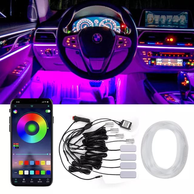 2in1 App Controlled Interior LED Strip Lights