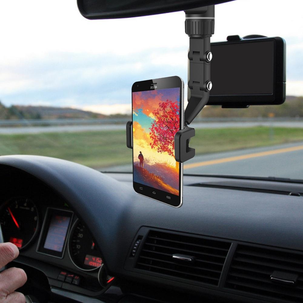 Rearview Mirror Mobile Holder