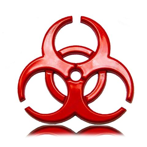Resident Evil Biohazard Logo Badge Sticker