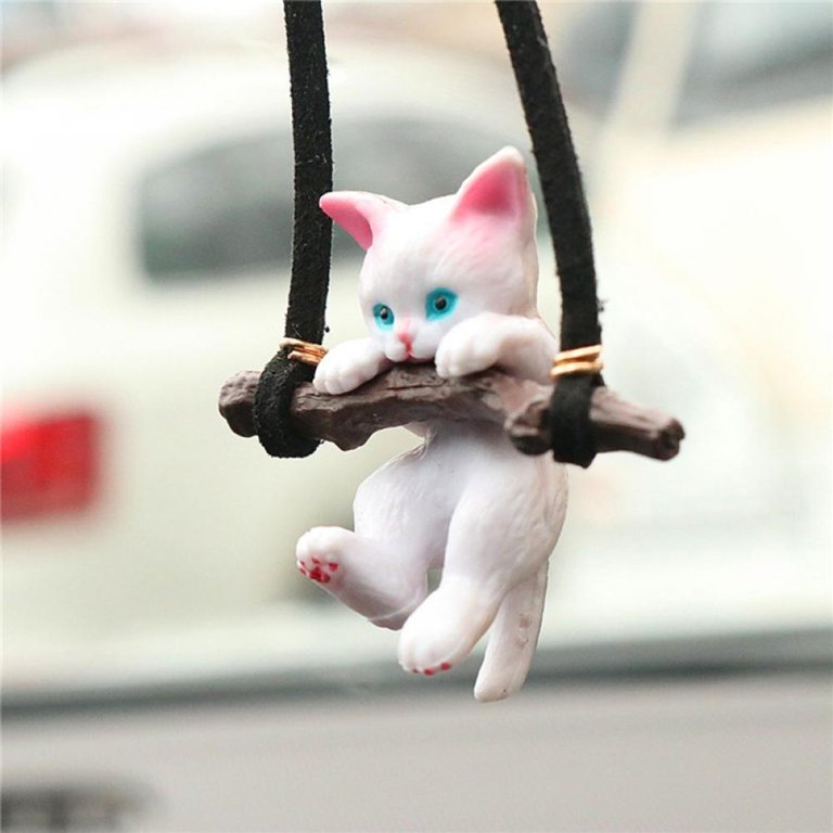 Swinging Cat Pendant