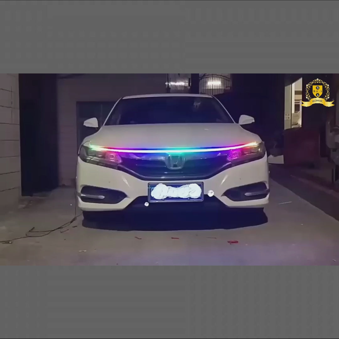 APP & Remote Controlled RGB Scan Start Turn Signal LED Hood Light