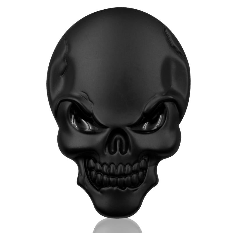 Skull 3D Badge Sticker