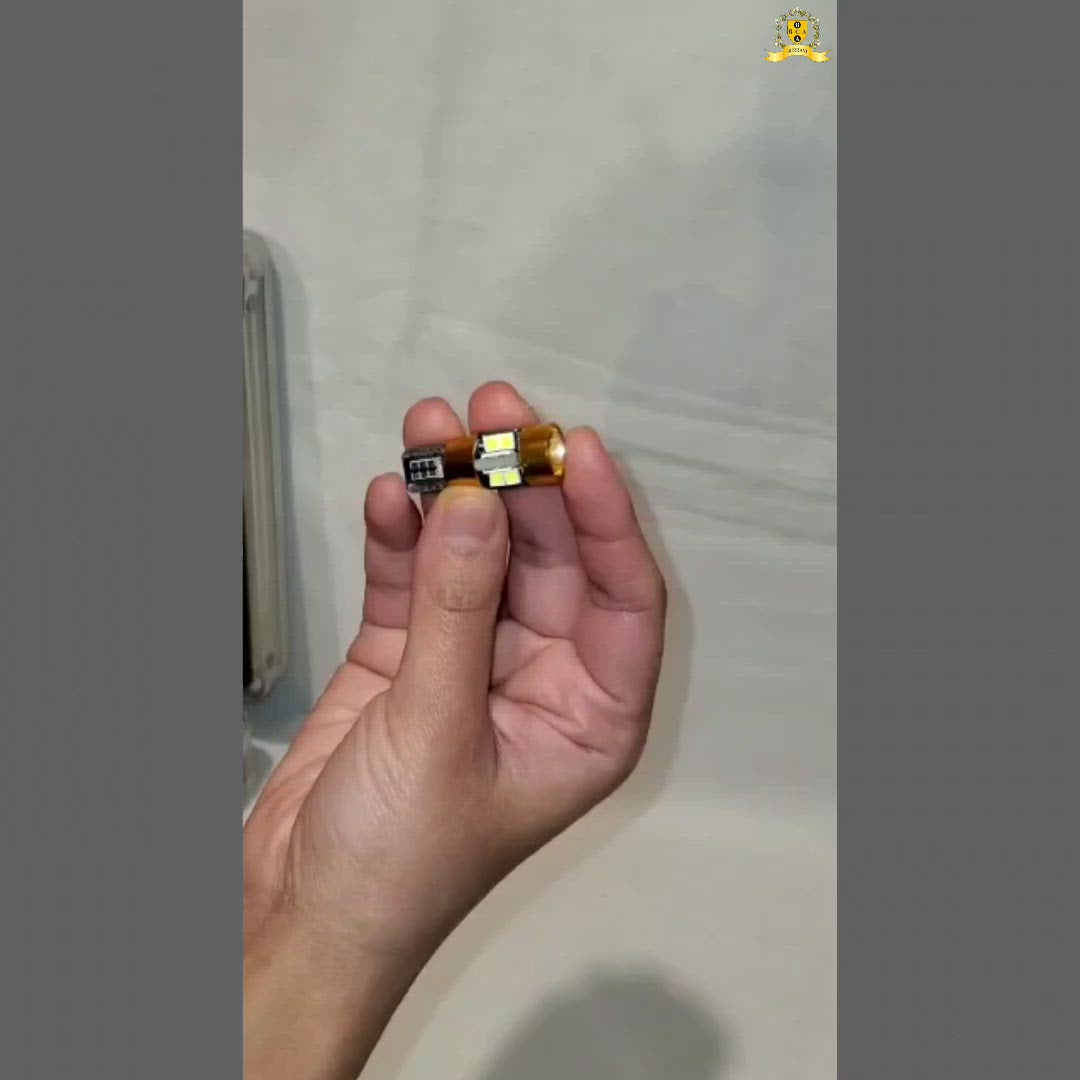 لمبة LED T10 3030 19smd (قطعتان)