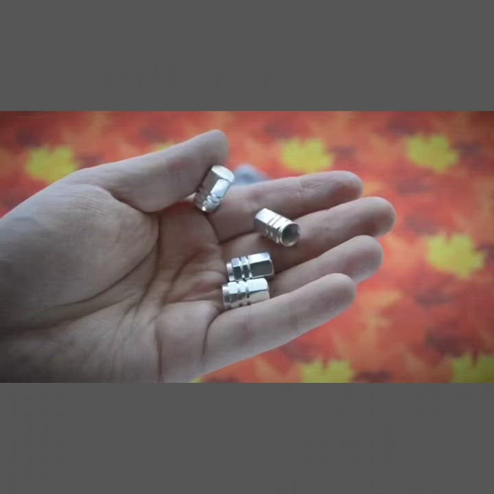 Red Tire Caps | Tire Valve Caps | Burhani Car Accessories